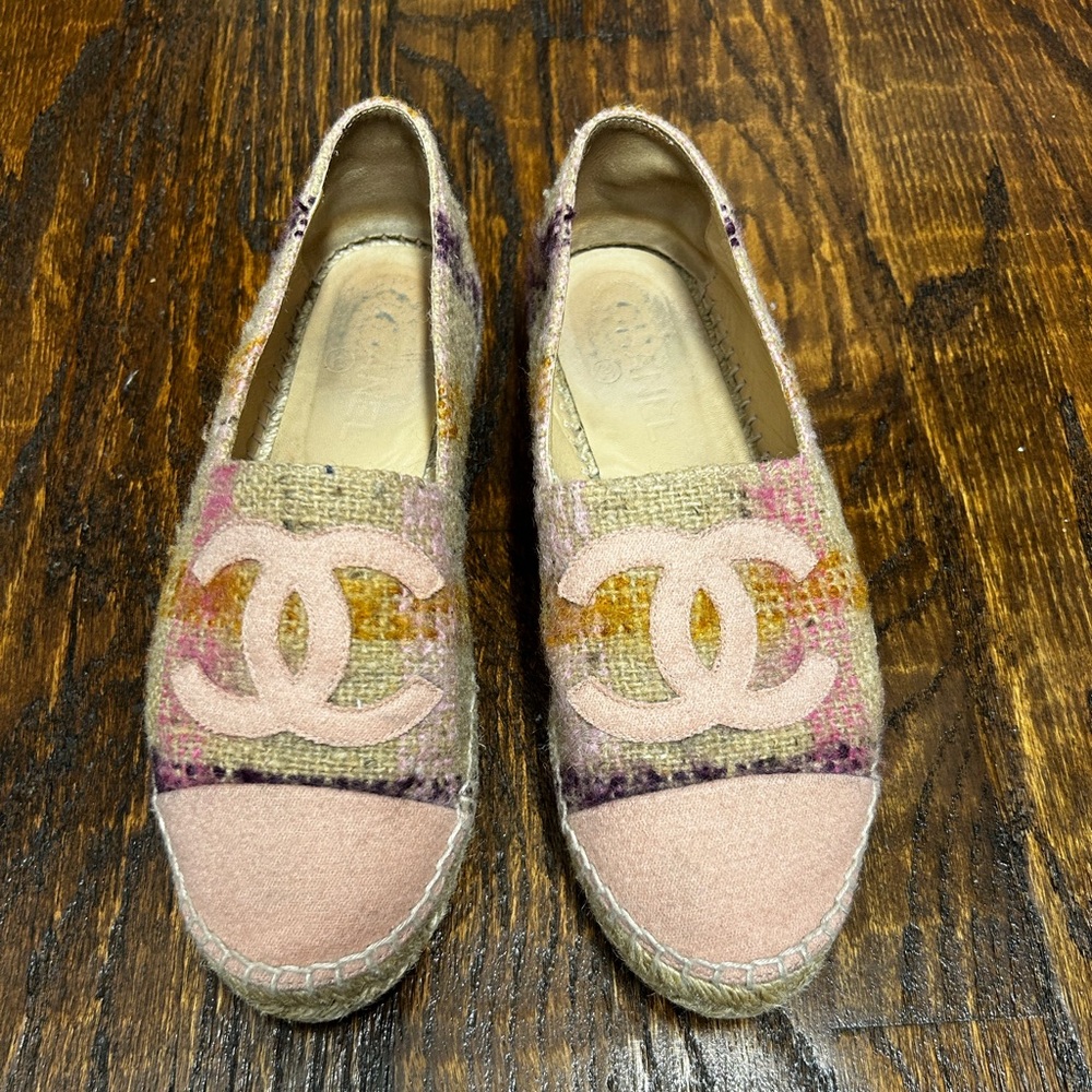 Chanel Tweed Espadrilles